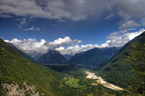 Soca valley stock photo