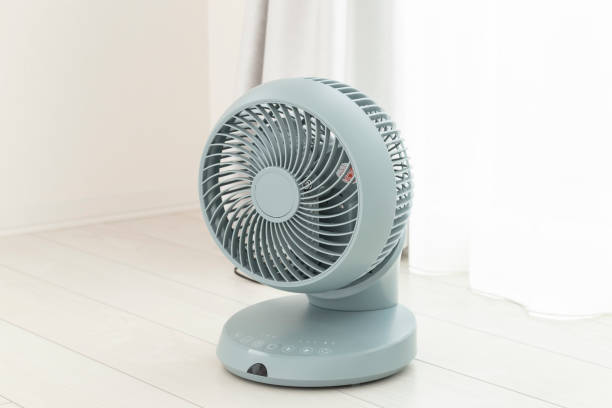 istock An air circulator placed near a window. 1552602393