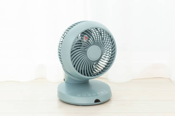 istock An air circulator placed near a window. 1552602595