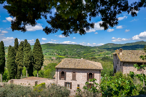 The village of Nonza, in Cap Corse, Corsica, France