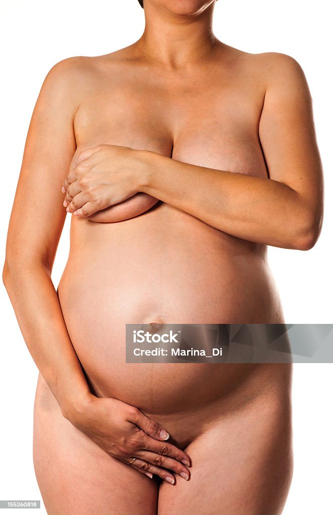 pregnant belly pregnant belly; close-up Fashion Model Stock Photo