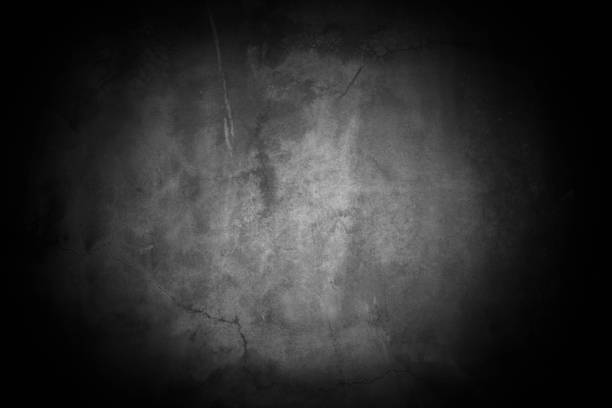 istock Old wall texture cement dark black gray  background abstract grey color design are light with white gradient background. 1552620495