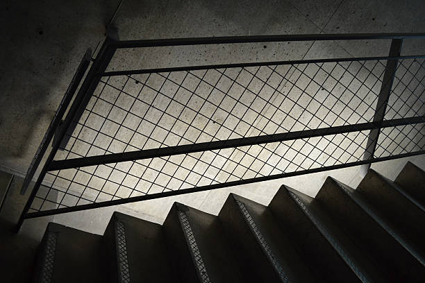 Industrial Stair stock photo