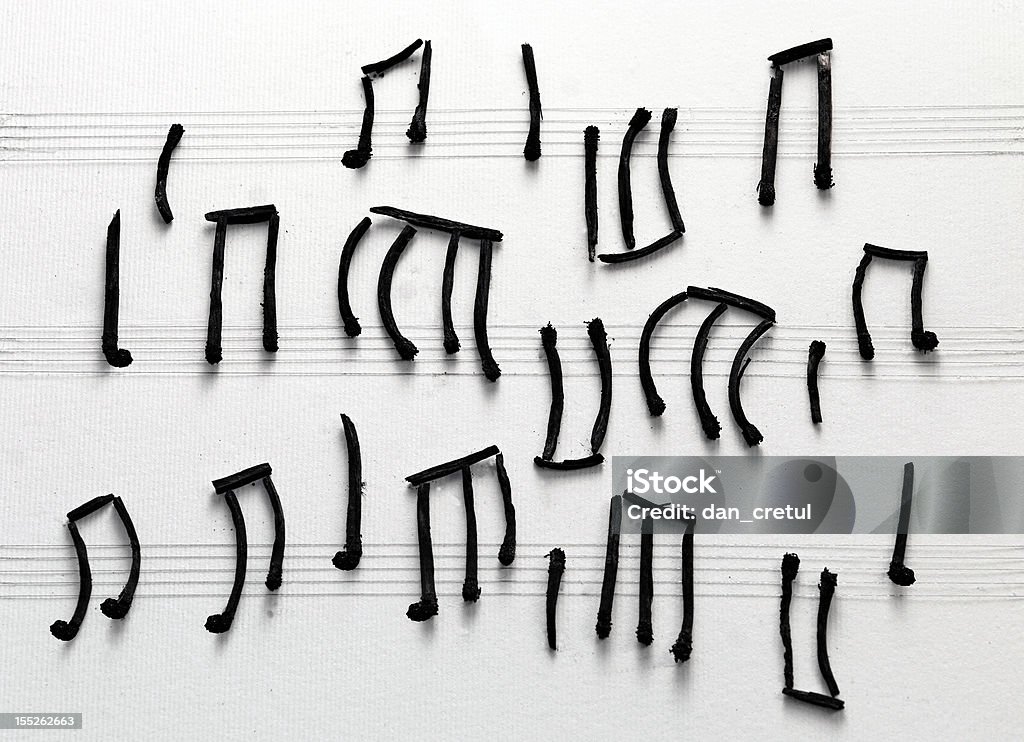 Notas musicais - Foto de stock de Arte royalty-free