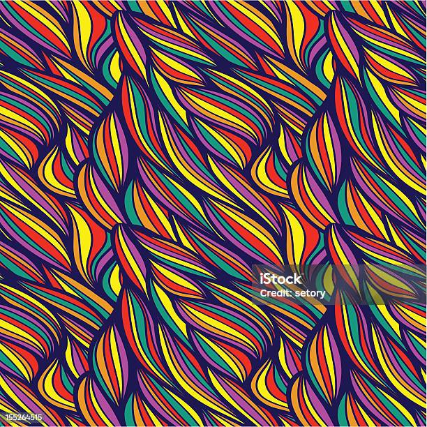 Seamless Psychedelic Background Stock Illustration - Download Image Now - Abstract, Abundance, Backgrounds