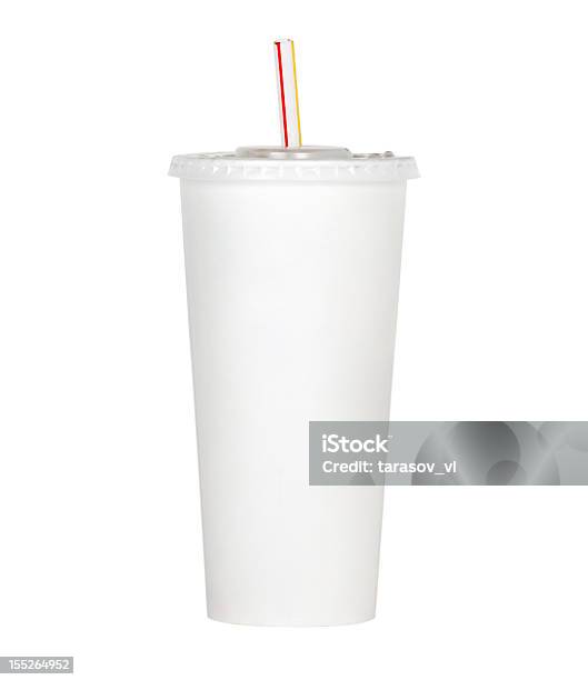 Papier Cup - zdjęcia stockowe i więcej obrazów Biały - Biały, Filiżanka, Napój gazowany - Zimny napój