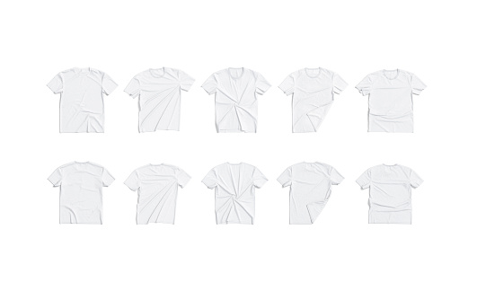 flat sportswear on a white background