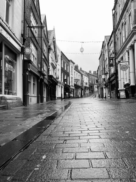 Empty streets of Durham City