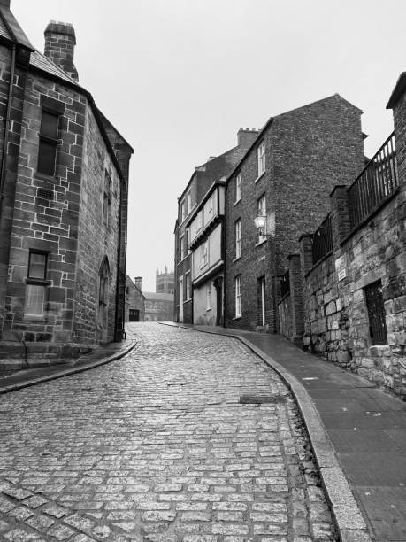 istock Empty streets of Durham City 1552713563