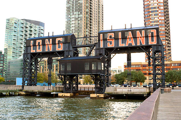 istock Long Island city pier, NY 155273162