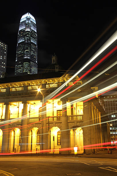 istock Traffic in Hong Kong at Night 155273420
