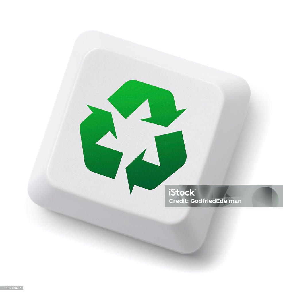 Recycling - Lizenzfrei Computertaste Stock-Foto