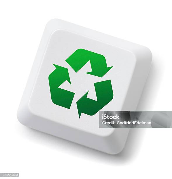 Foto de Reciclar e mais fotos de stock de Tecla de Computador - Tecla de Computador, Reciclagem, Símbolo de Reciclagem