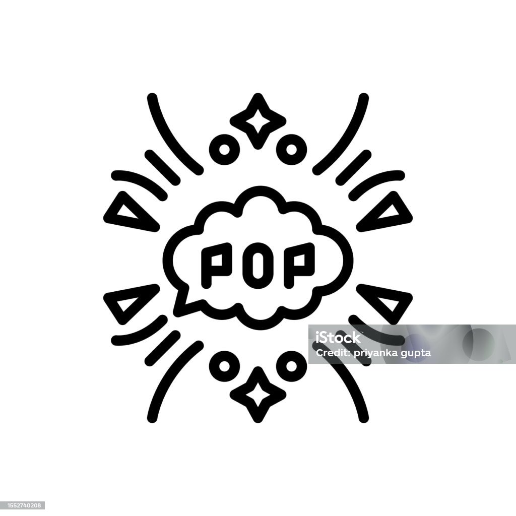 Pop Vectorized Icon Pop Comic Stock Illustration - Download Image Now - Bubble, Humor, Icon ...