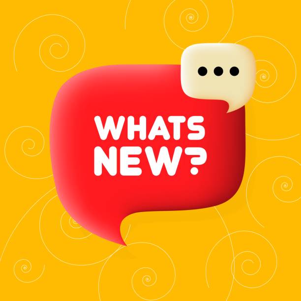 istock Whats new banner. Speech bubble with Whats new text. Business concept. 3d illustration. Spiral background. Vector line icon for business and advertising 1552753657