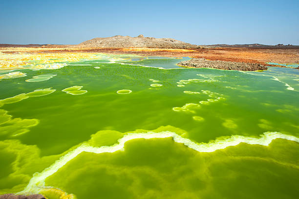 istock Inside the explosion crater of Dallol volcano, Danakil Depression, Ethiopia 155276198