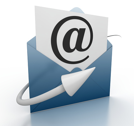 Email marketing concept, Business people use email to promote products or services. online marketing strategy that reach target customers, email newsletter, checking message box, information online.