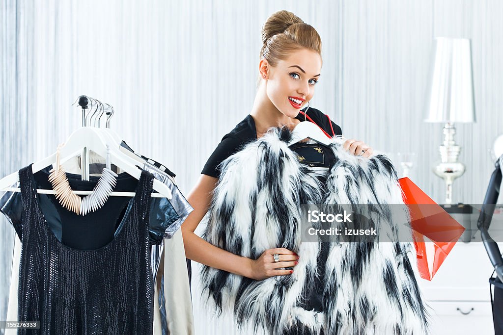 Beautiful woman shopping  20-24 Years Stock Photo
