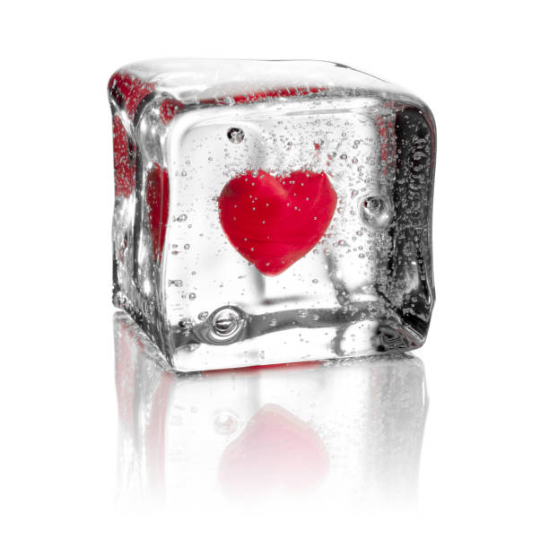 istock Heart in Ice Cube - Water Frozen Love Valentine's Day 155276697