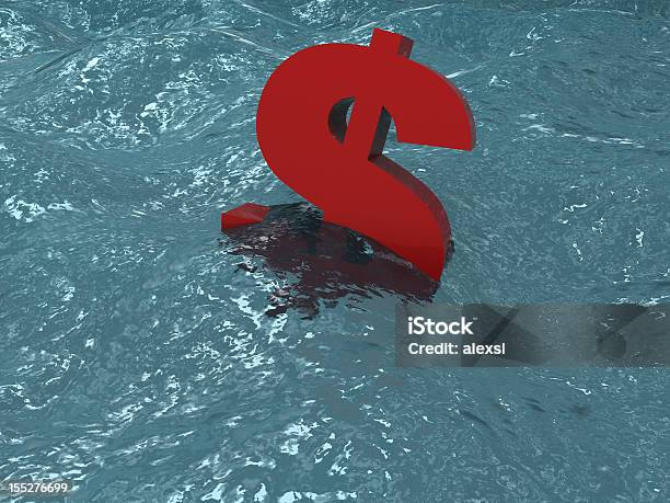 Sinking Money Stock Photo - Download Image Now - Currency, Sinking, Bankruptcy