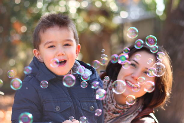 istock Family playing at park 155276819
