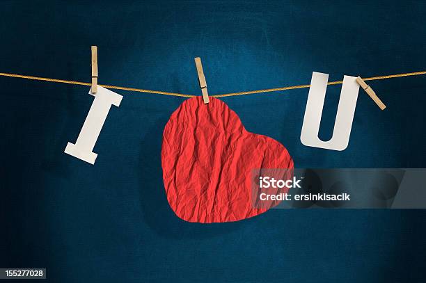 I Love You Stockfoto und mehr Bilder von 2012 - 2012, Beige, Blau