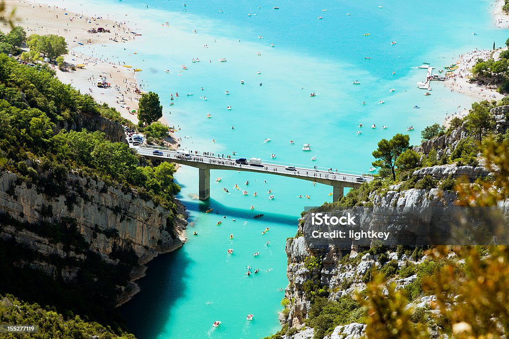 St Croix lake and Verdon River in France St Croix lake and Verdon River, Provence, France. Verdon Gorge Stock Photo