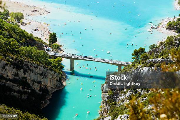 St Croix Lake And Verdon River In France Stock Photo - Download Image Now - Verdon Gorge, Sainte-Croix Lake, Verdon River