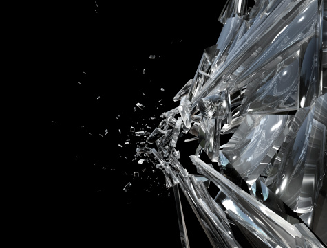 abstract broken glass texture