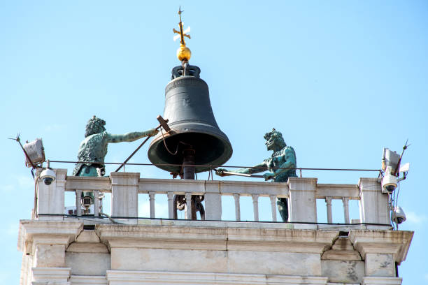 istock The iconic clock tower, Piazza San Marco, Venice 1552776166