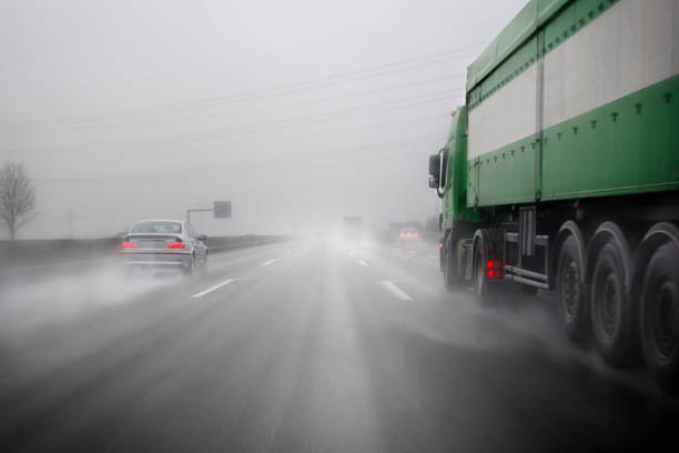 istock German Autobahn, bad weather conditions 155277682