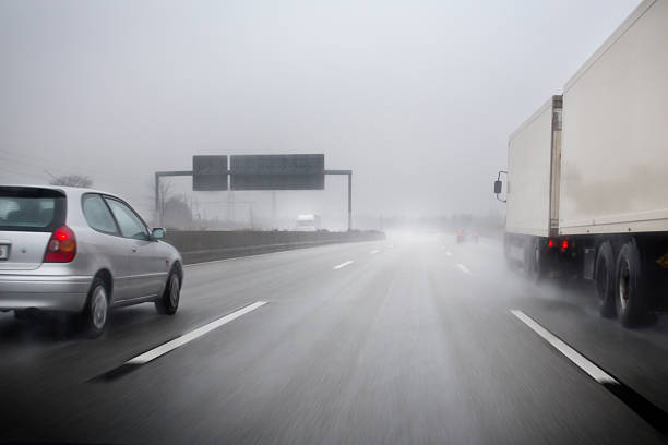 istock German Autobahn, bad weather conditions 155277689