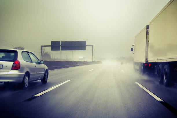 istock German Autobahn, bad weather conditions 155277732