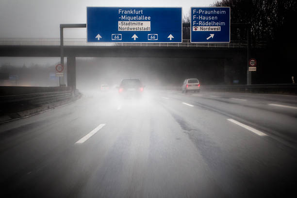istock German Autobahn, bad weather conditions 155277777