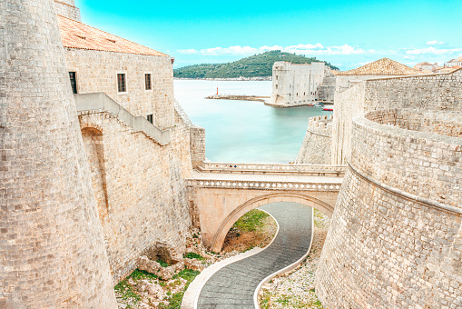 Cityscape of Dubrovnik old town, Croatia.