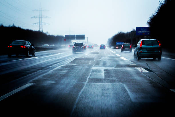 istock German Autobahn, bad weather conditions 155278137