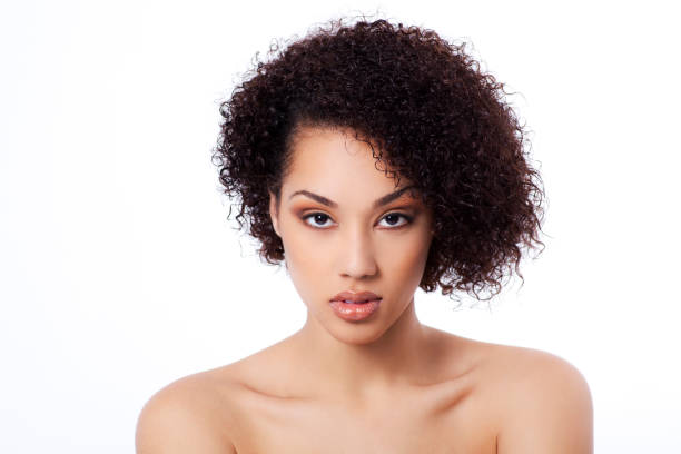istock Attractive curly haired woman 155278310