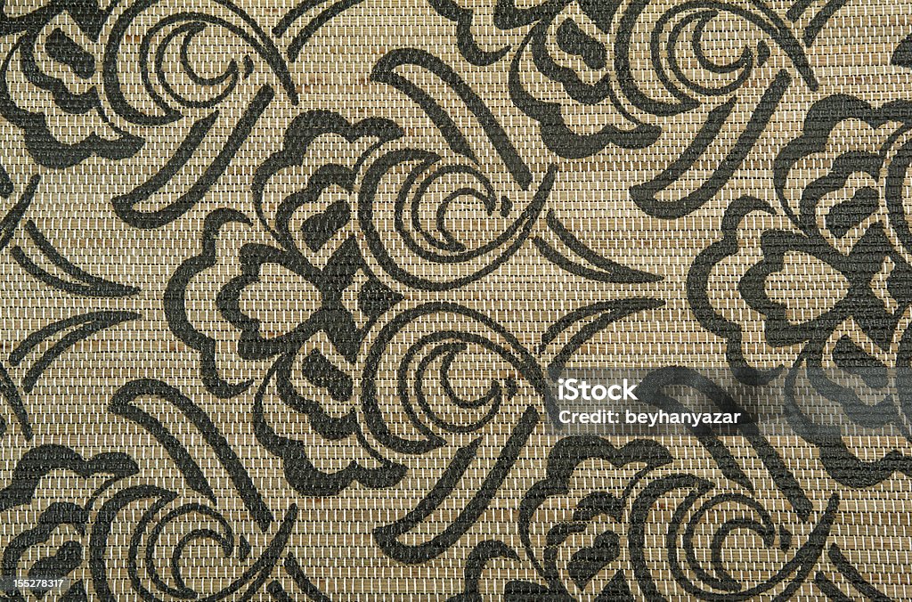 Eleganten schwarzen und goldenen Material - Lizenzfrei Baumwolle Stock-Foto