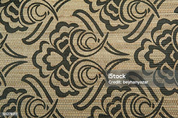 Eleganten Schwarzen Und Goldenen Material Stockfoto und mehr Bilder von Baumwolle - Baumwolle, Blumenmuster, Altertümlich