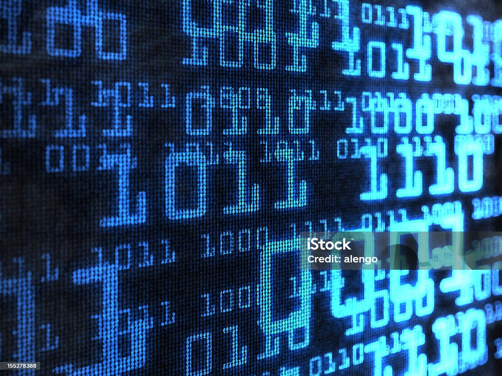 Código Binário - Foto de stock de Software de computador royalty-free