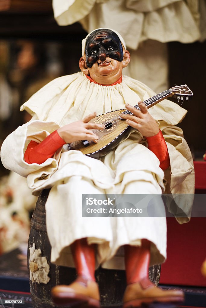 Pulcinella 、伝統的なナポリ風マスク - イタリア文化のロイヤリティ�フリーストックフォト