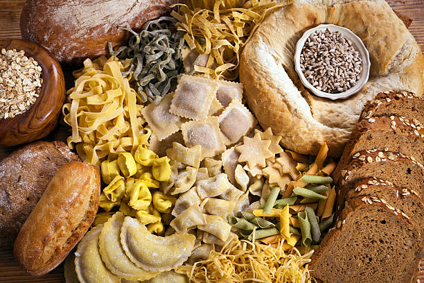 pasta dan roti - mi foto potret stok, foto, & gambar bebas royalti