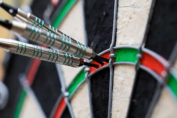 Three darts in the Triple 20 - 180 points!