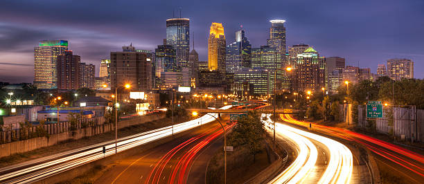 istock Minneapolis, Minnesota twilight cityscape. 155279229