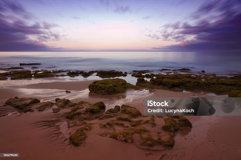 Algarve Sonnenaufgang - Lizenzfrei Abenddämmerung Stock-Foto