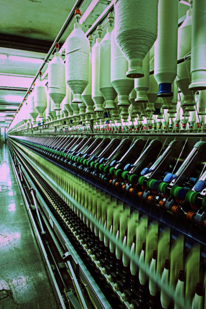 istock Textile Industry - Spinning XXXL HDR Cross processed 155279580