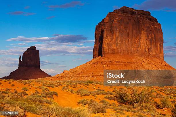 Monument Valley Navajo Tribal Park Utaharizona Stock Photo - Download Image Now - Adventure, Arizona, Butte - Rocky Outcrop