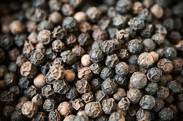 Black Peppercorns stock photo