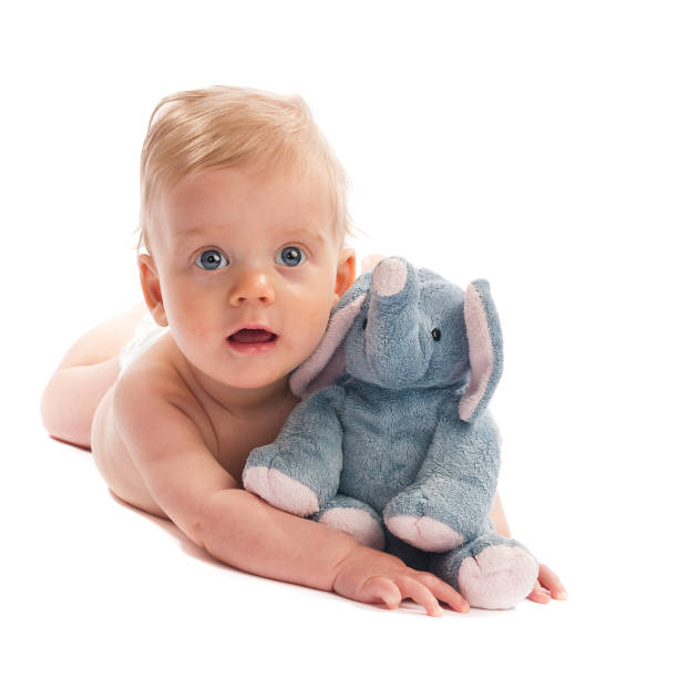 istock Adorable Blonde Baby boy 155280180