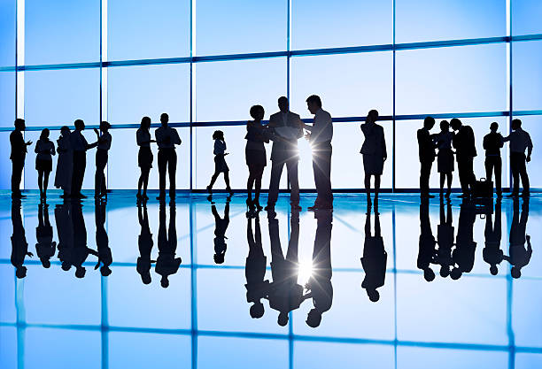 istock Many business people at work in a office 155280846